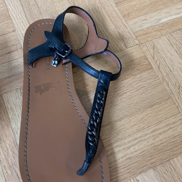 Coach leather sandals - Picture 4 of 4